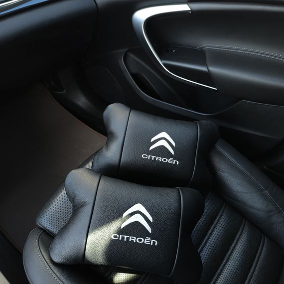 Набір шкіряних подушок Citroën з натуральної італійської шкіри + фірмовий брелок FC-318 у подарунок | Зображення 9