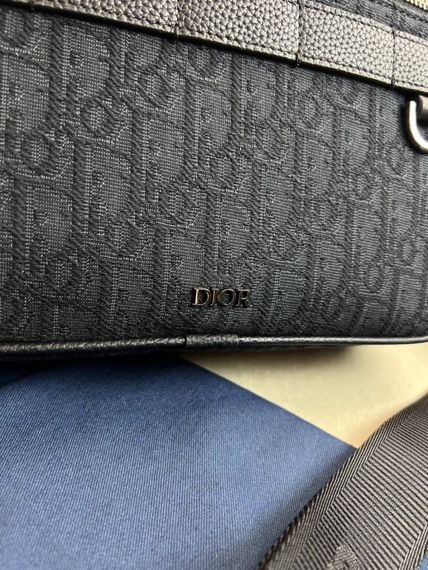 Месенджер чорний Dior Safari Black c882 | Зображення 2