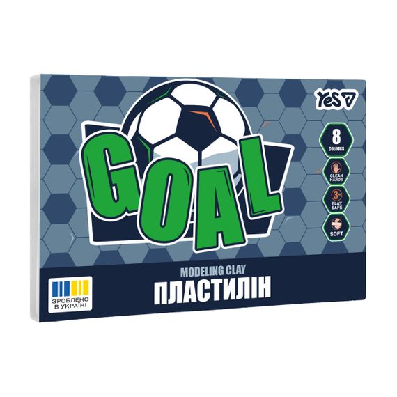 Пластилин YES Football 540712 8 цветов