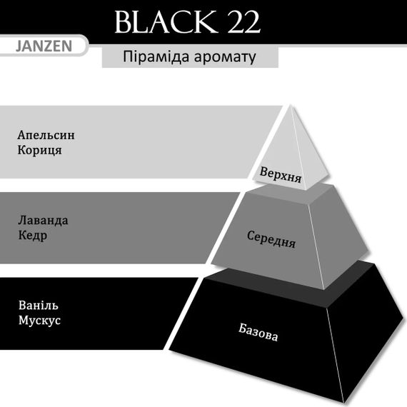 Автомобільний парфюм JANZEN Black 22 (2 pieces) | Зображення 1