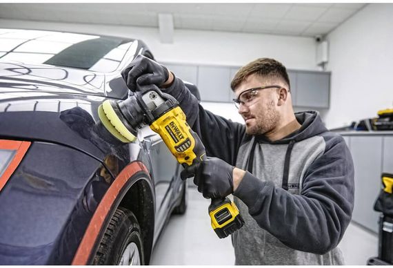 Полировальная машина аккумуляторная бесщёточная 125мм DeWALT DCM848P2 | Зображення 6