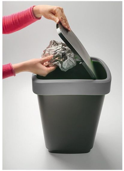 Контейнер для сміття Rotho (Рото) Twist 50 л (17545) Чорний | Зображення 3