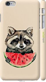 Чохол на iPhone 6 Plus Єнотик з кавуном "4605c-48-2448"