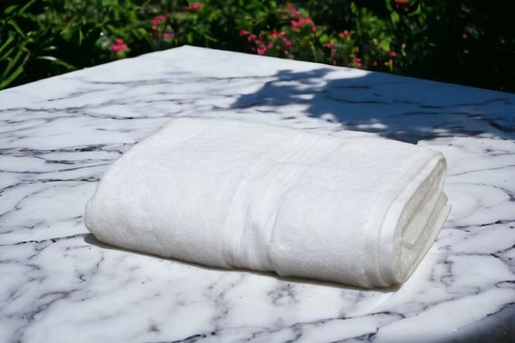 Полотенце махровое SB-2 Kayra 70x140 см. белый | Зображення 2