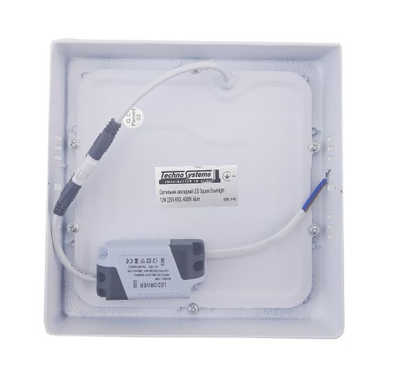 Світильник накладний LED Square Downlight 12W 220V 850L 4000K Alum Ny95000139 | Зображення 5