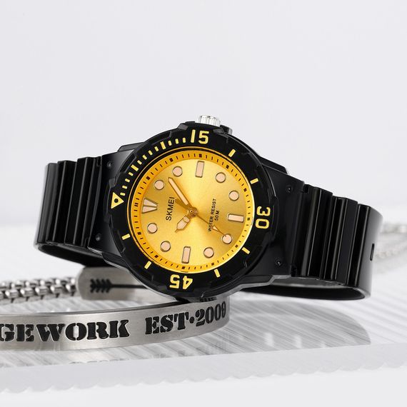Skmei 2012BKGD Black-Gold | Зображення 2