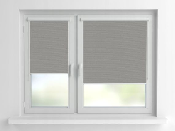 Рулонная штора Rolets Роял 2-816-975 97.5x170 см закрытого типа Серая