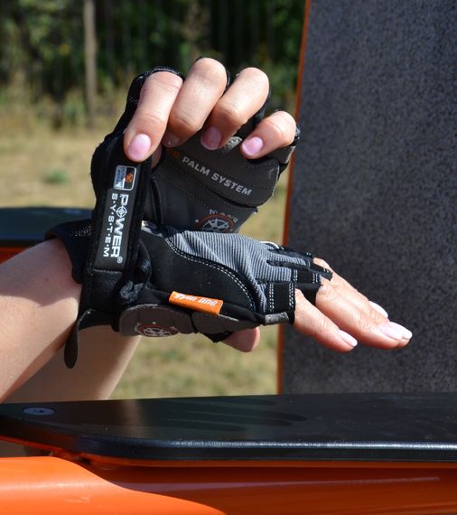 Рукавички для фітнесу Power System PS-2580 Man’s Power Black/Grey XS | Зображення 9