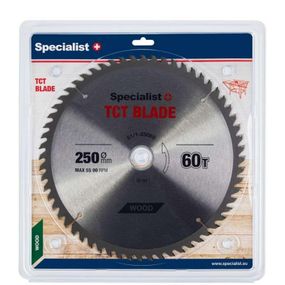 Диск пильный по дереву Specialist+ 250x60Tx30/20