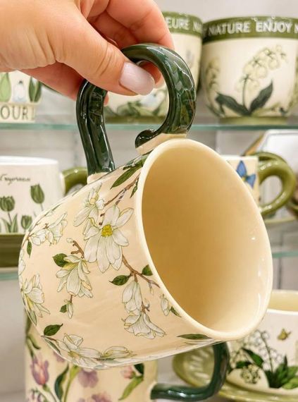 Керамічний кухоль ручної роботи Botanica: Pastel, 350 мл | Зображення 1
