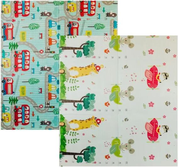 Дитячий двосторонній термо килимок 180*200 в сумці | Зображення 1