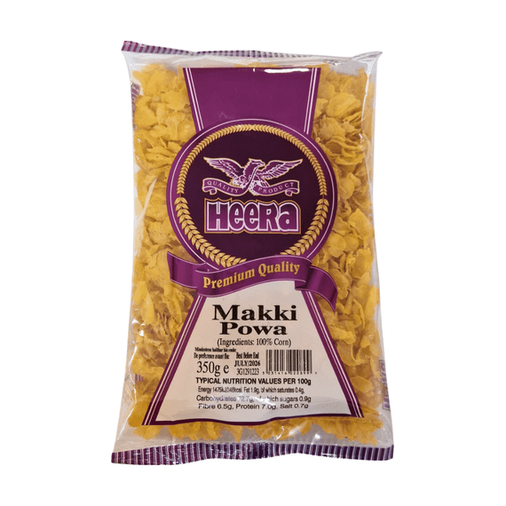 Кукурудзяні пластівці  Makki Powa 350г Heera 5031416020899