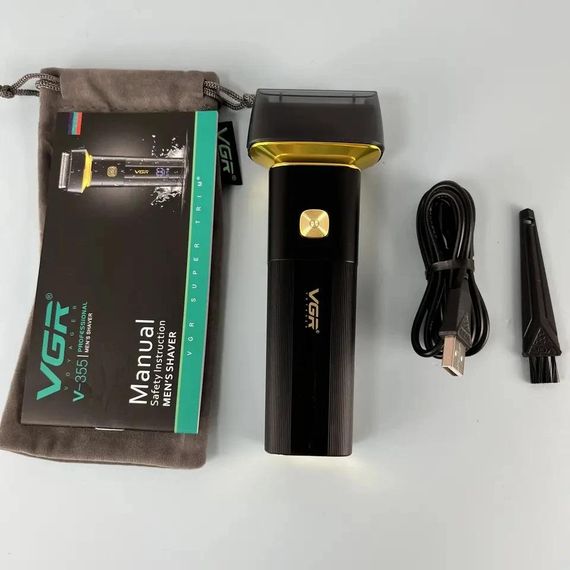 Електробритва VGR V-355 шейвер для вологого і сухого гоління, IPX6, LED Display (44232-V-355_433) | Зображення 9