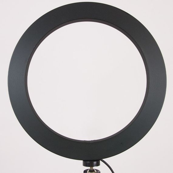 Кільцева світлодіодна LED лампа Flat Ring 8" Black | Зображення 1