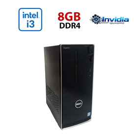 Ігровий ПК Dell Inspirion 3668 Tower / Intel Core i3-7100 (2 (4) ядра по 3,9 ГГц) / 8 ГБ DDR4 / 512 ГБ SSD / nVidia Quadro P2000, 5 ГБ GDDR5, 160-біт / Wi-Fi+Bluetooth / DVD / Win 10 Home Lic б/в