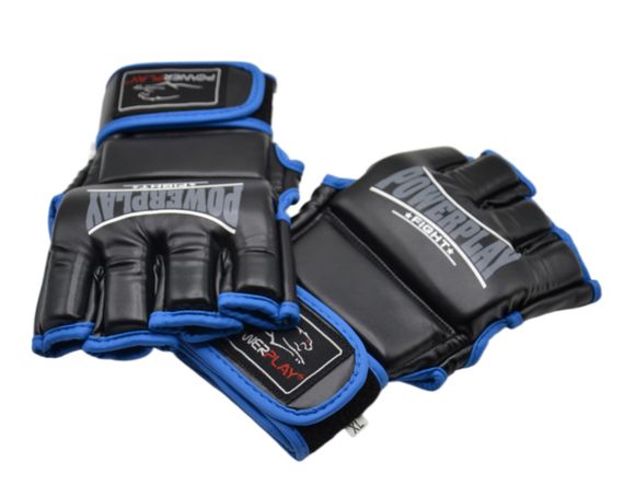 Перчатки для MMA PowerPlay 3058 Черно-Синие S | Зображення 7