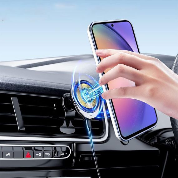 Чохол силіконовий MagSafe для Samsung Galaxy A15 колір Чорний | Зображення 4