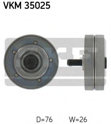 Ведучий ролик, поліклінового ременя (Вир-во SKF) SKF VKM35025 на VAUXHALL ZAFIRA Mk II (B) (M75)