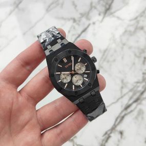 Мужские кварцевые наручные часы Skmei 9296 Black/Black