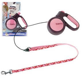 Рулетка DoggyMan Retractable Lead Trad Style М, трос 5 м, коричневый
