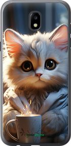 Чохол на Samsung Galaxy J5 J530 (2017) Білий кіт "5646t-795-2448"