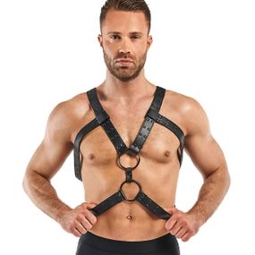 Портупея Bedroom Fantasies: Rocco Bondage Harness, чорна Sex Aura