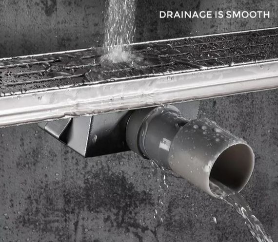 Душовий трап Gappo 70х500 мм, нержавіюча сталь G85007-1 | Зображення 2