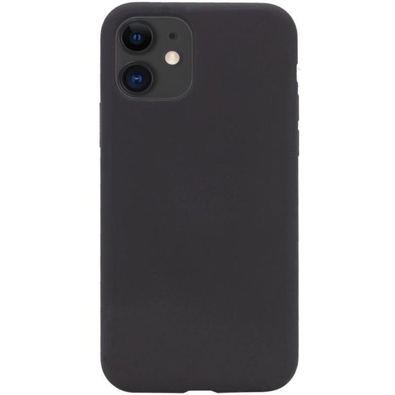 Чохол Silicone Case Full Protective (AA) NO LOGO для Apple iPhone 11 (6.1") Чорний / Black