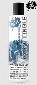 Лубрикант Wet Cool Tingle з охолоджуючим ефектом 266 мл Sex Aura