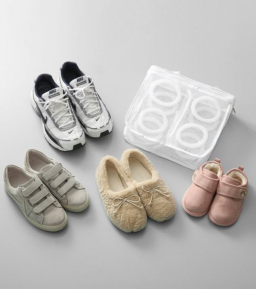 Сетка для стирки обуви Мешок для стирки обуви с поролоновыми вставками 28×24,5×8 см. | Зображення 6