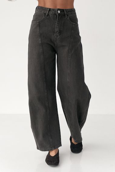 Котонові штани багі - темно-сірий цвет, M (є розміри)