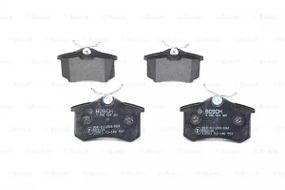 Колодки гальмівні дискові AUDI/PEUGEOT/RENAULT/SEAT/VW задн.  BOSCH (0986494387)