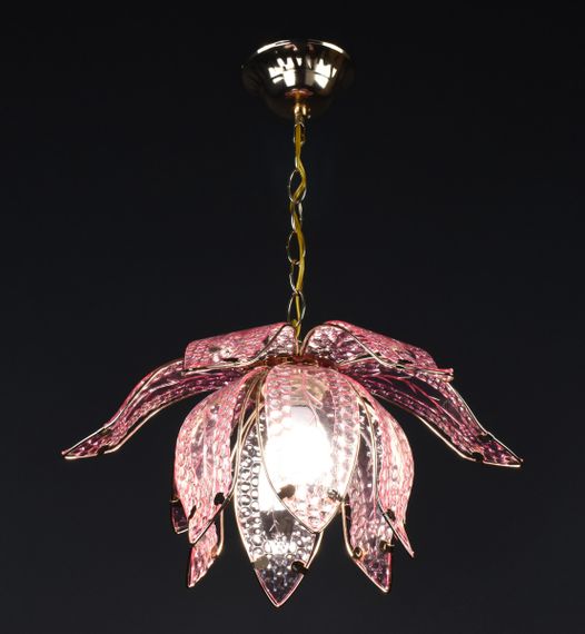 Люстра підвісна на 1 лампочку 27796 Золото 25-40х35х35 см. | Зображення 2