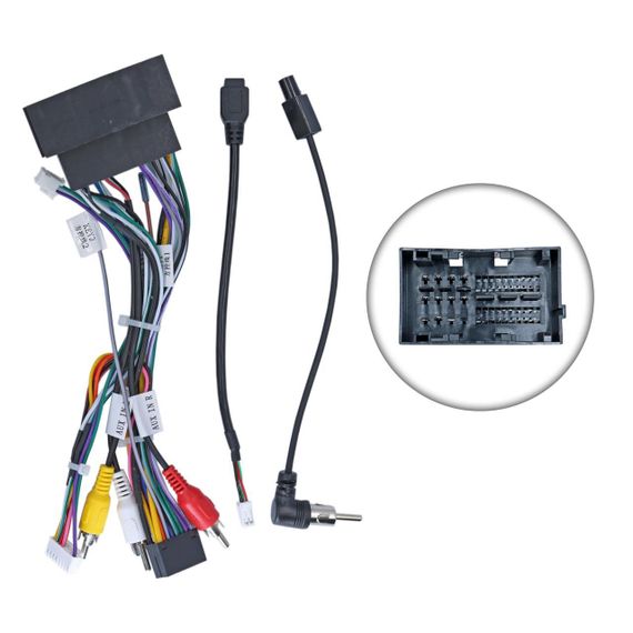 Перехідник живлення серії QIV з адаптером CAN-BUS для Fiat QBR-W FT-2051 (дрот)