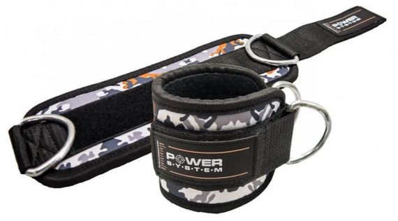 Манжети на щиколотку Power System PS-3470 Ankle Strap Camo Grey/Black (PS_3470_Grey/Black) | Зображення 4