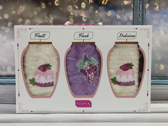 Набір рушників Fushia  83892 Туреччина 40x60  Махра