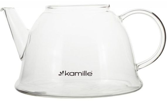 Чайник скляний заварювальний Kamille 1500мл зі знімним ситечком (0784l) | Зображення 4