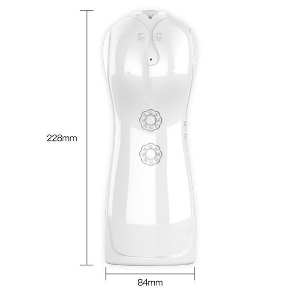 Мастурбатор Vibrating and Flashing Masturbation Cup USB 7+7 Function / Talk Mode (White) Sex Aura | Зображення 6
