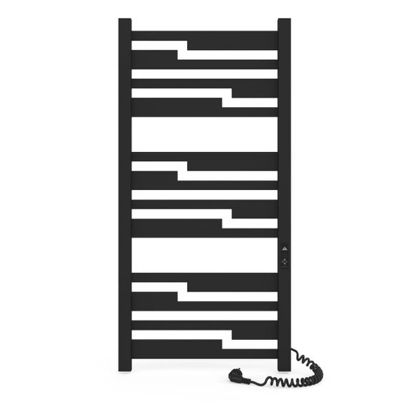 Електрична рушникосушарка Laris Зебра Тетріс ЧФ(Ч)12 500 х 1100 Е (підкл. справа) | Зображення 1