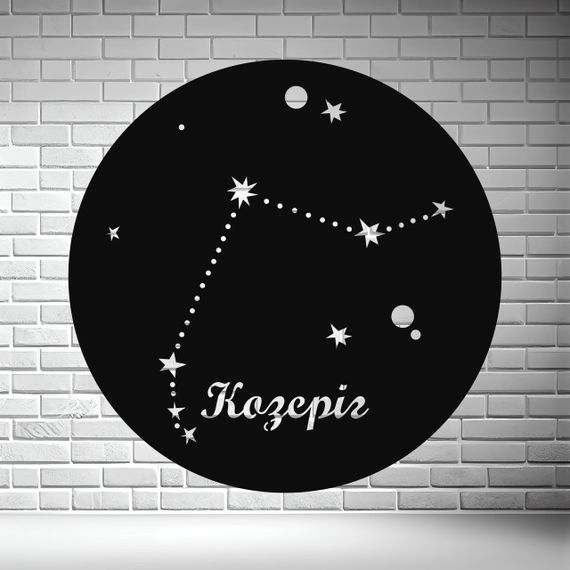 Панно декоративне картина на стіну Знак зодіаку Козеріг LED 16 кольорів телефон 300х300 acr-p000053 | Зображення 2