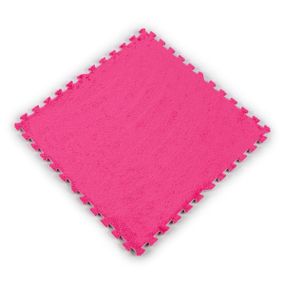 Підлога-пазл плюшевий 60х60х1см Рожевий (D) SW-00002093