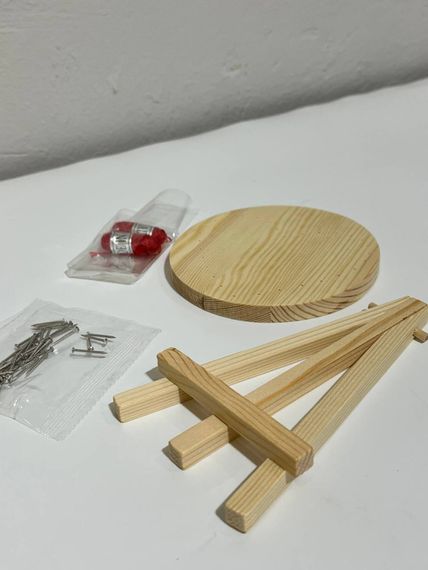 Дитячий набір для творчості стрінг-арт "Серце" YG0115(28276) дерев'яна основа | Зображення 4