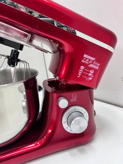 Тестомес миксер 3 в 1 Zepline ZP-9832 Red 3500 Вт 5 л красный | Зображення 2