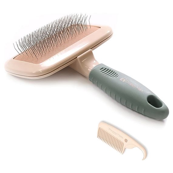 Пуходірка для собак та котів DoggyMan BS Slicker Brush, 8.5х4.3 см.