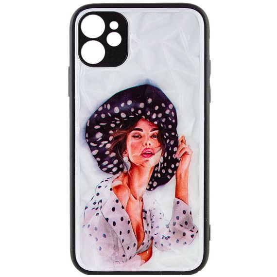 TPU+PC чохол Prisma Ladies для Apple iPhone 11 (6.1") TPU+PC, Girl in a hat | Зображення 1