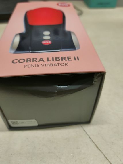 Мастурбатор для головки пеніса Fun Factory COBRA LIBRE II black/red (м'яте паковання!!!) | Зображення 1