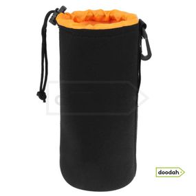 Чохол для об'ектива - Photolife Orange PR - XL: 100 мм x 240 мм (на затяжці та карабіні)