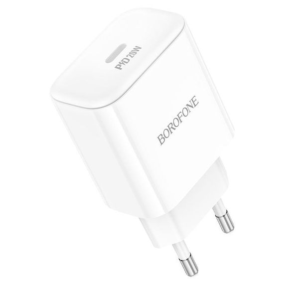 СЗУ BOROFONE BA81A, PD20W, 1xUSB-C, 20W, White | Зображення 2