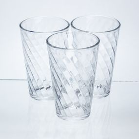 Набір склянок для напоїв Crystal Spiral 3 штуки по 470 мл HP-17-21