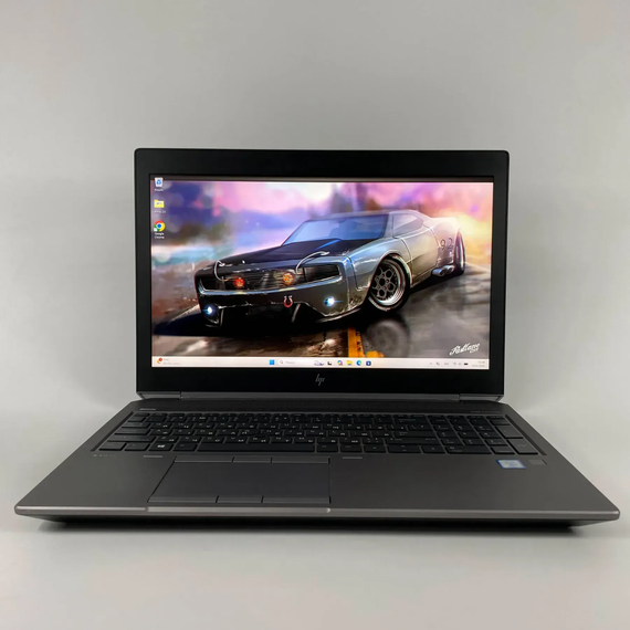 Мобильная рабочая станция Б-класс HP ZBook 15 G5 / 15.6" (1920x1080) IPS / Intel Core i7-8850H (6 (12) ядра по 2.6 - 4.3 GHz) / 16 GB DDR4 / 256 GB SSD / nVidia Quadro P1000, 4 GB GDDR5, 256-bit / Fingerprint / WebCam б/у + Подарок Беспроводная мышь / USB | Зображення 1